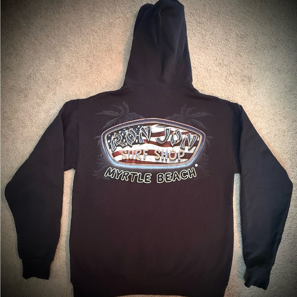 Black Ron Jon Surf Shop Hoodie - Picture 6 of 7
